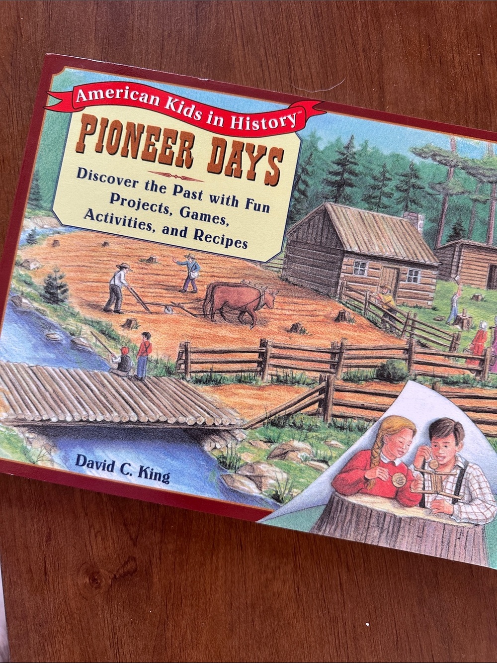 Pioneer Days: American Kids in History Book - Red / Cream Cover